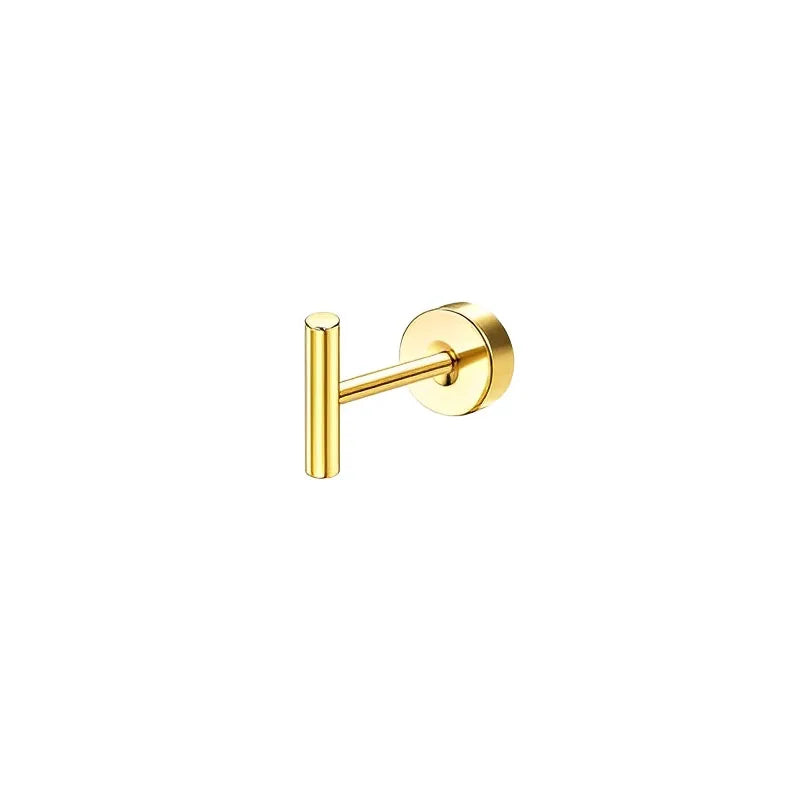 1pc Earrings for Sensitive Ears Stainless Steel