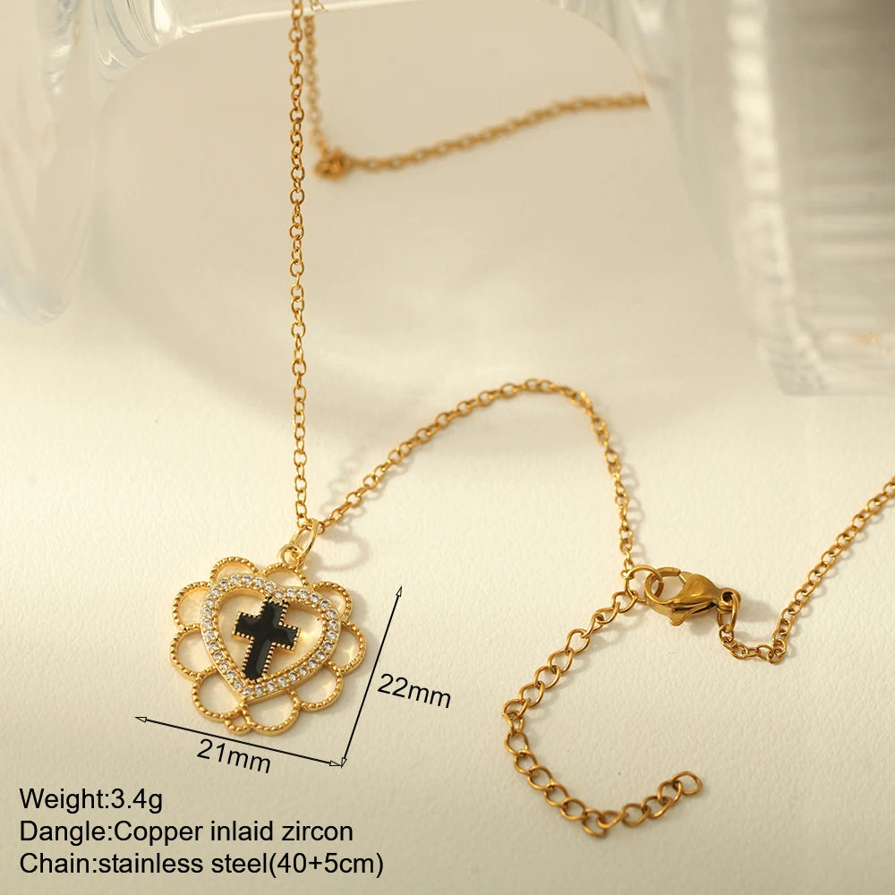 Cross Necklace Stainless Steel