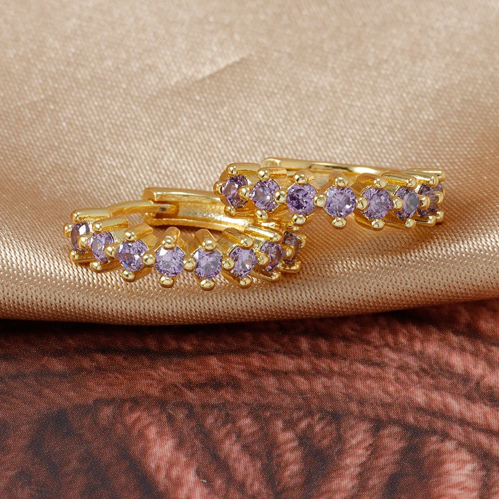 Luxury Stainless Steel  Small Hoop Earrings