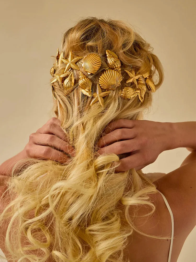 Shell Starfish Hair Clips