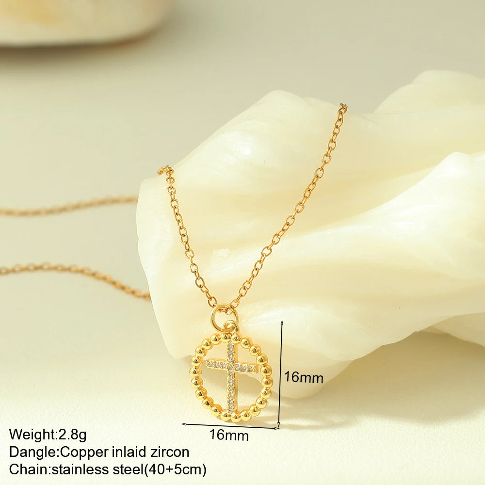 Cross Necklace Stainless Steel