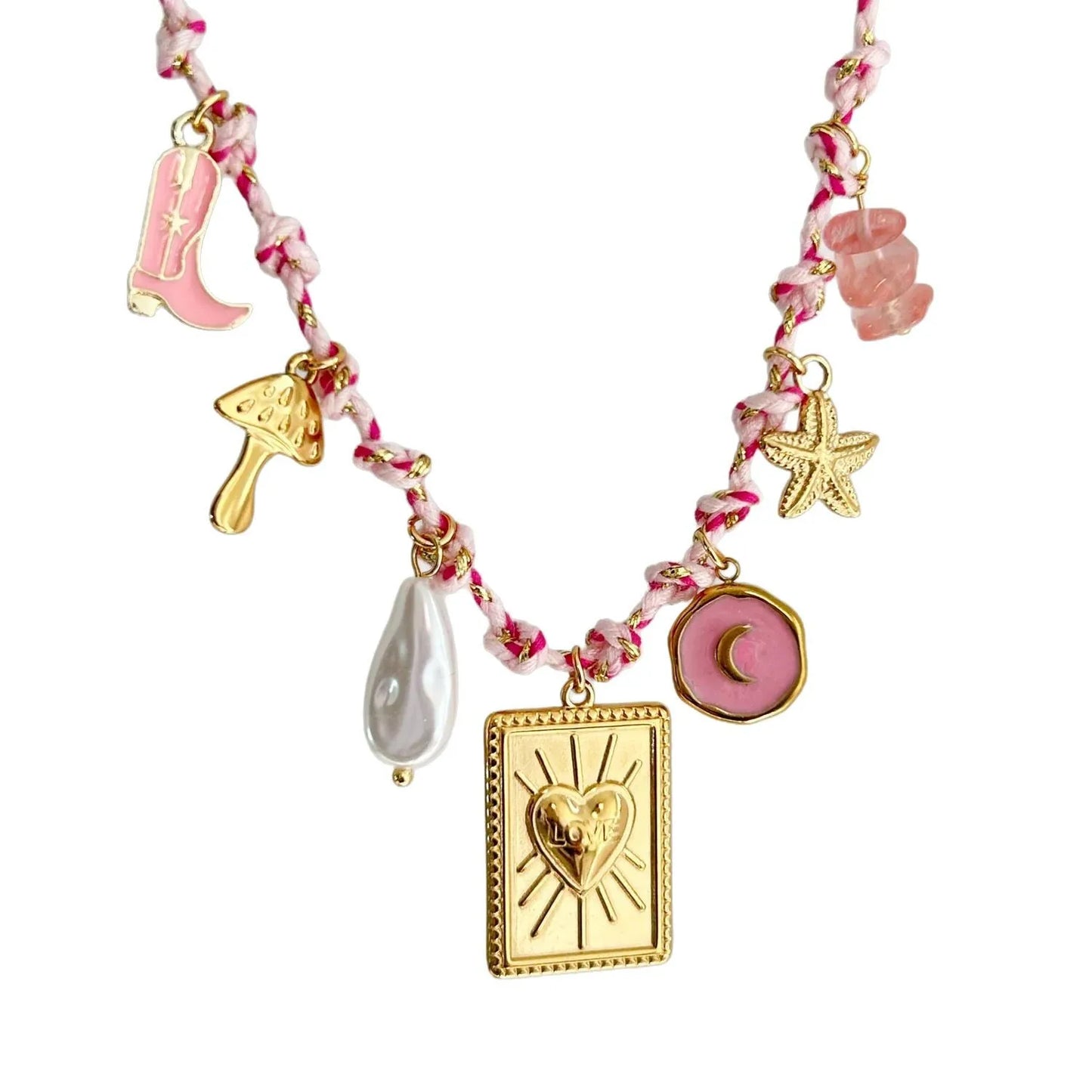 Stainless Steel Summer Ocean Star Pearl