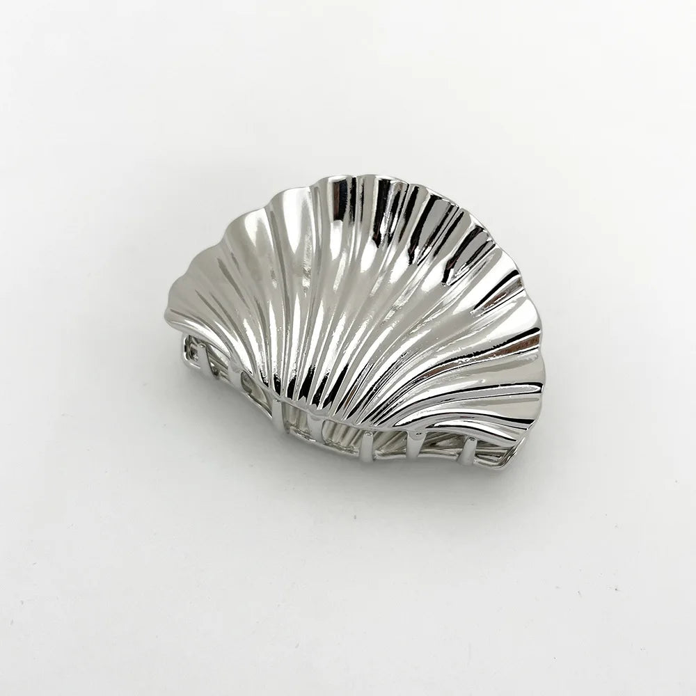 Metal Shell Shape Hair Claw Clips