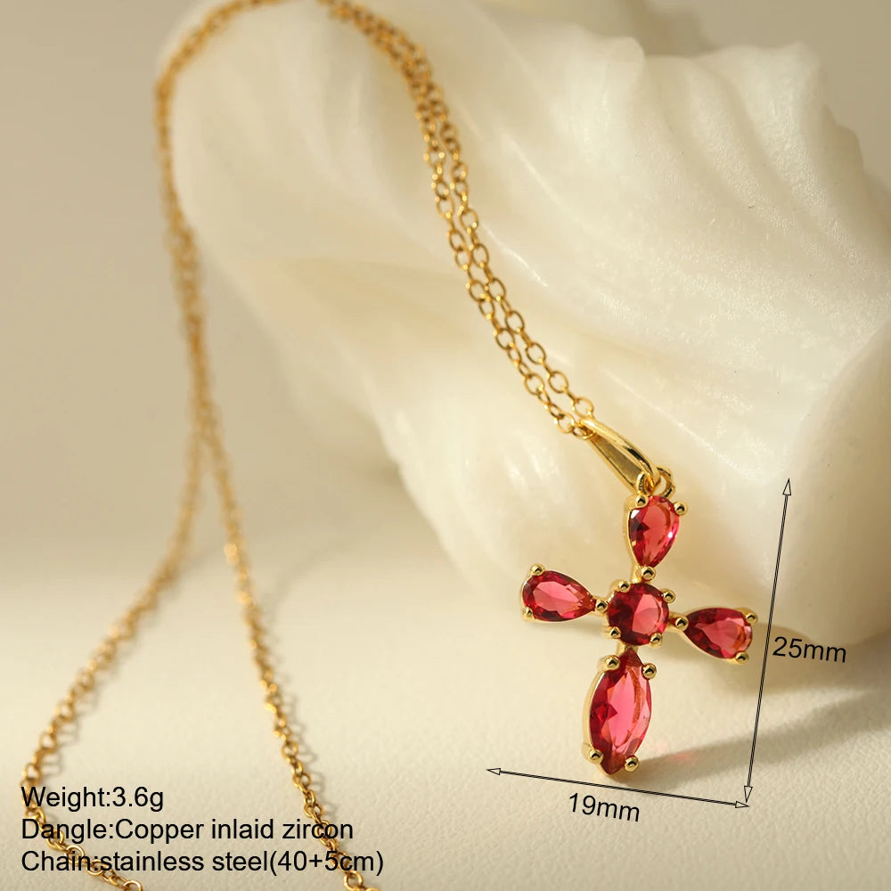 Cross Necklace Stainless Steel