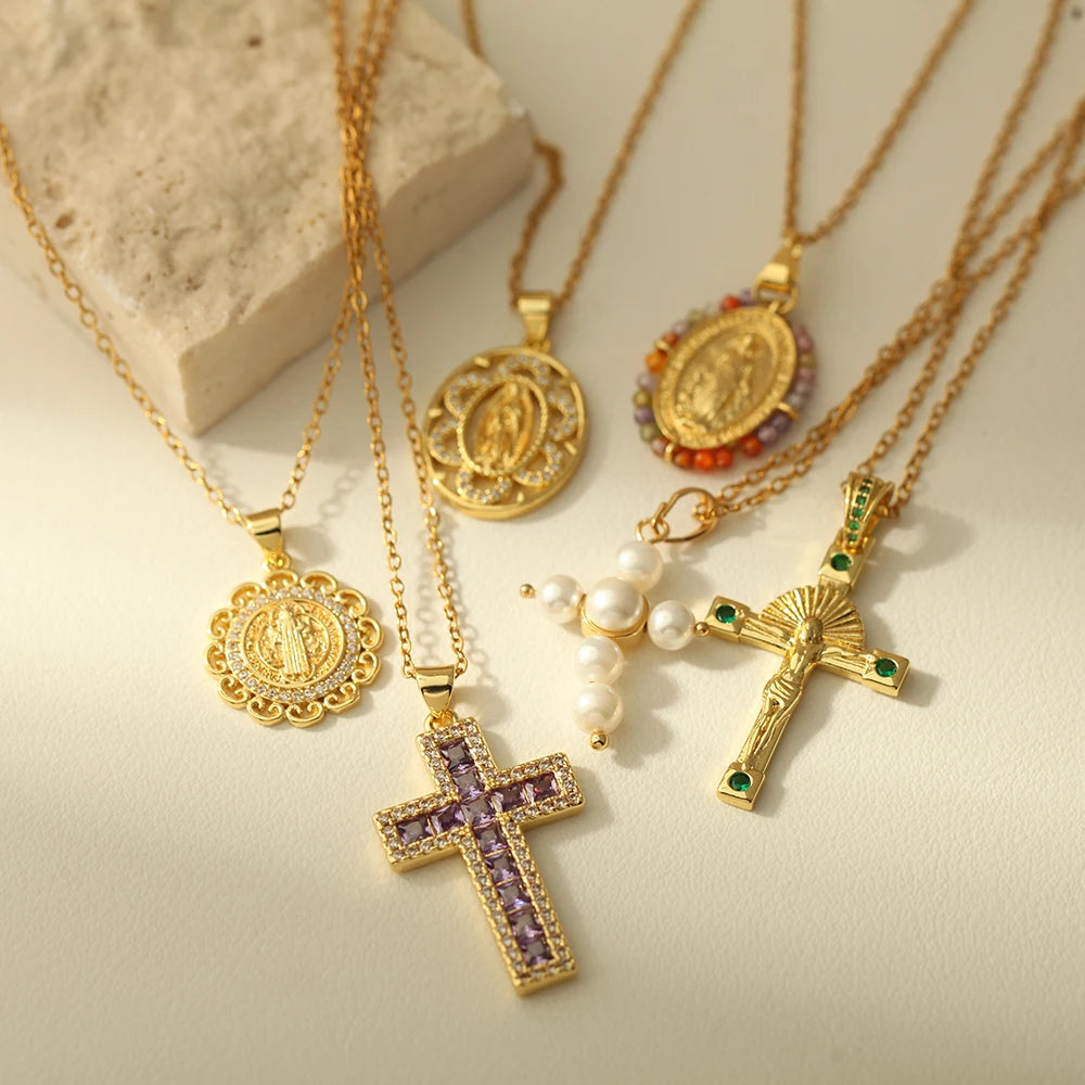 Cross Necklace Stainless Steel