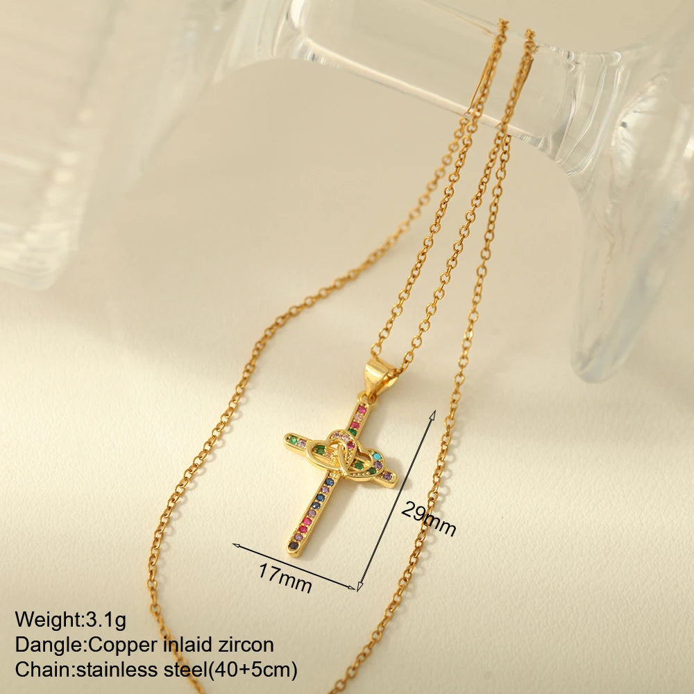 Cross Necklace Stainless Steel