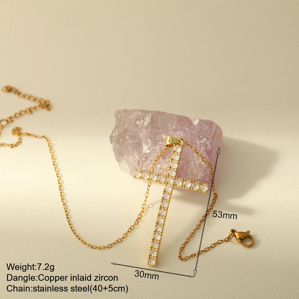Cross Necklace Stainless Steel