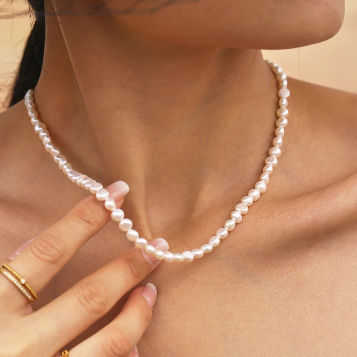 Luxury Stainless Steel Shell Pendant Necklace