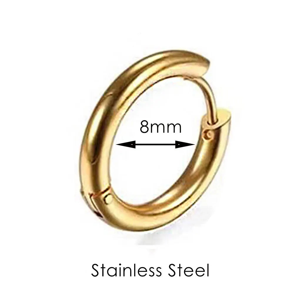 Stainless Steel Hoop Earring