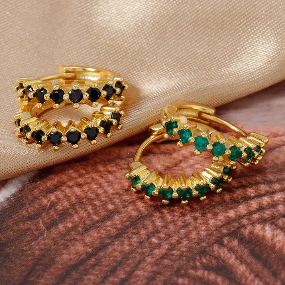Luxury Stainless Steel  Small Hoop Earrings
