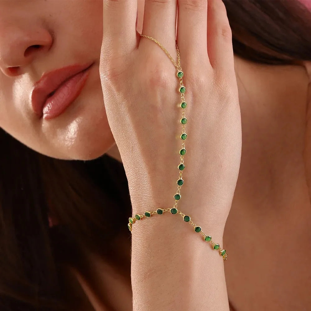 Stainless Steel Hand Chain Bracelet