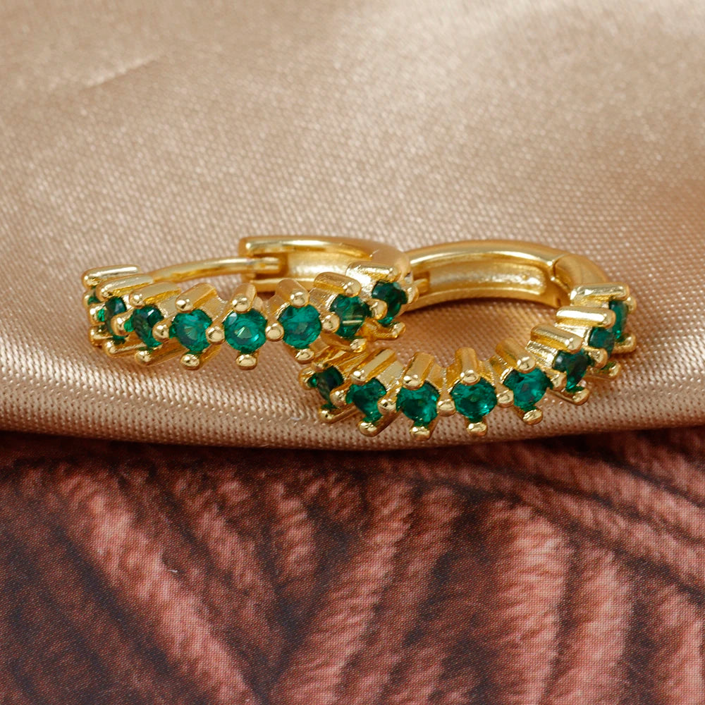 Luxury Stainless Steel  Small Hoop Earrings
