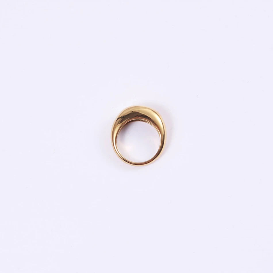 Simple Stainless Steel Rings