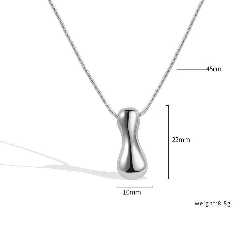 Sterling Silver Letter Necklace