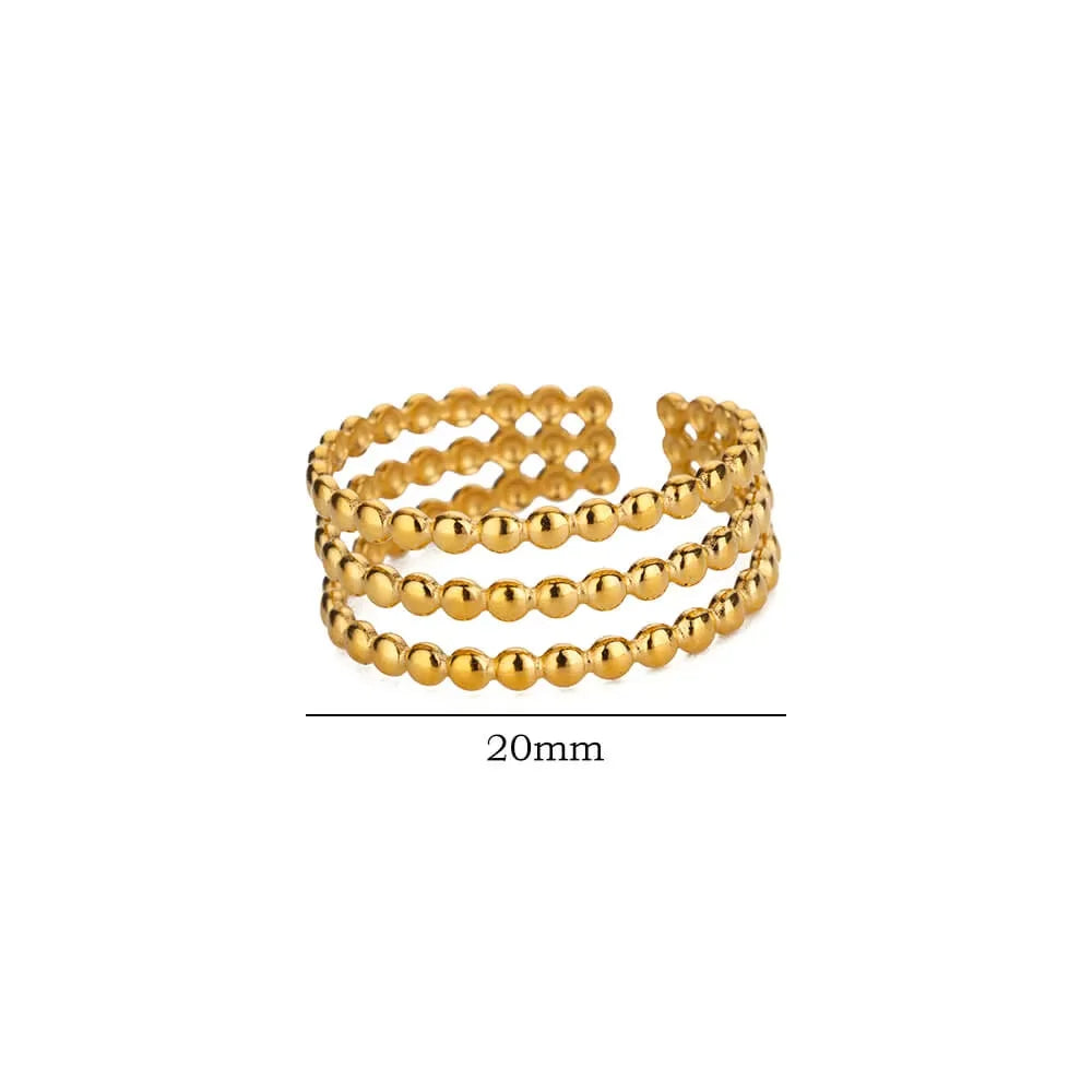 Elegant Stainless Steel  Rings