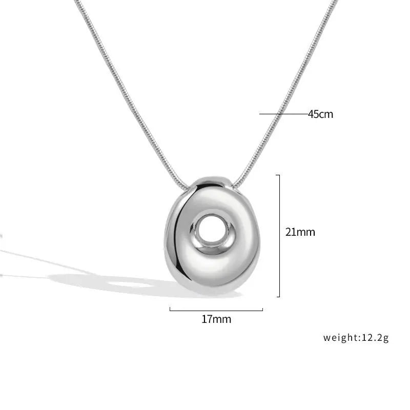 Sterling Silver Letter Necklace