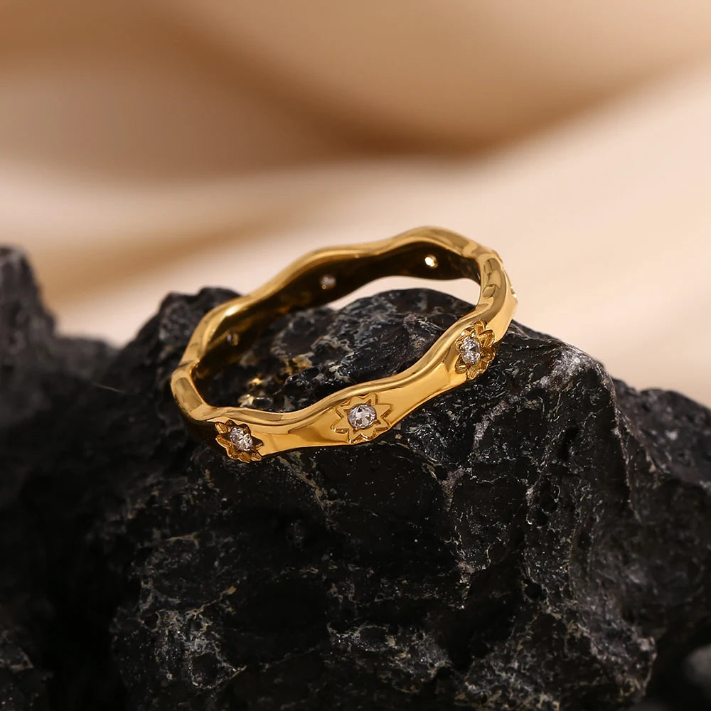 Ring  Stainless Steel  Women Jewelry