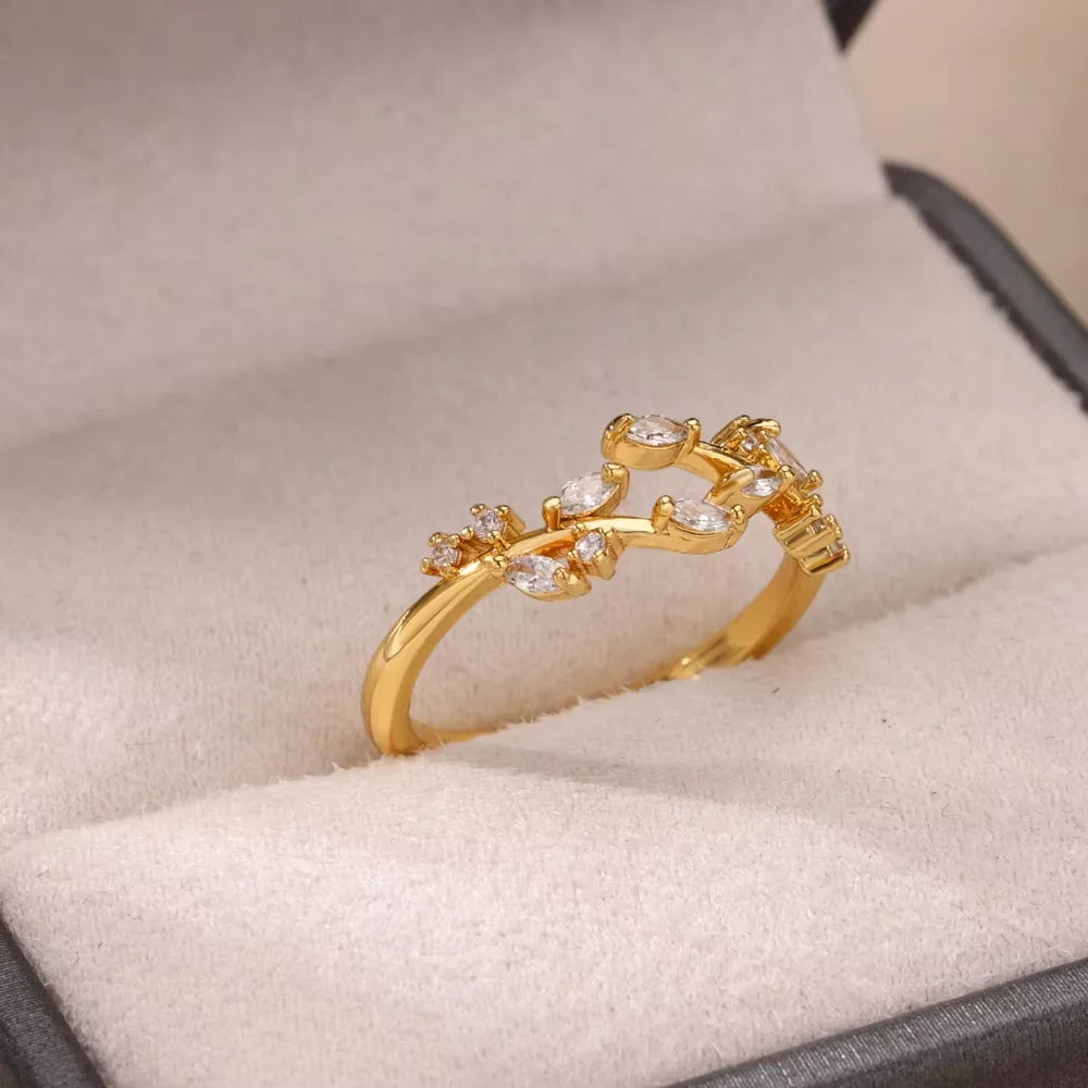 Elegant Stainless Steel  Rings