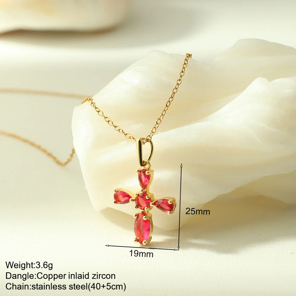 Cross Necklace Stainless Steel