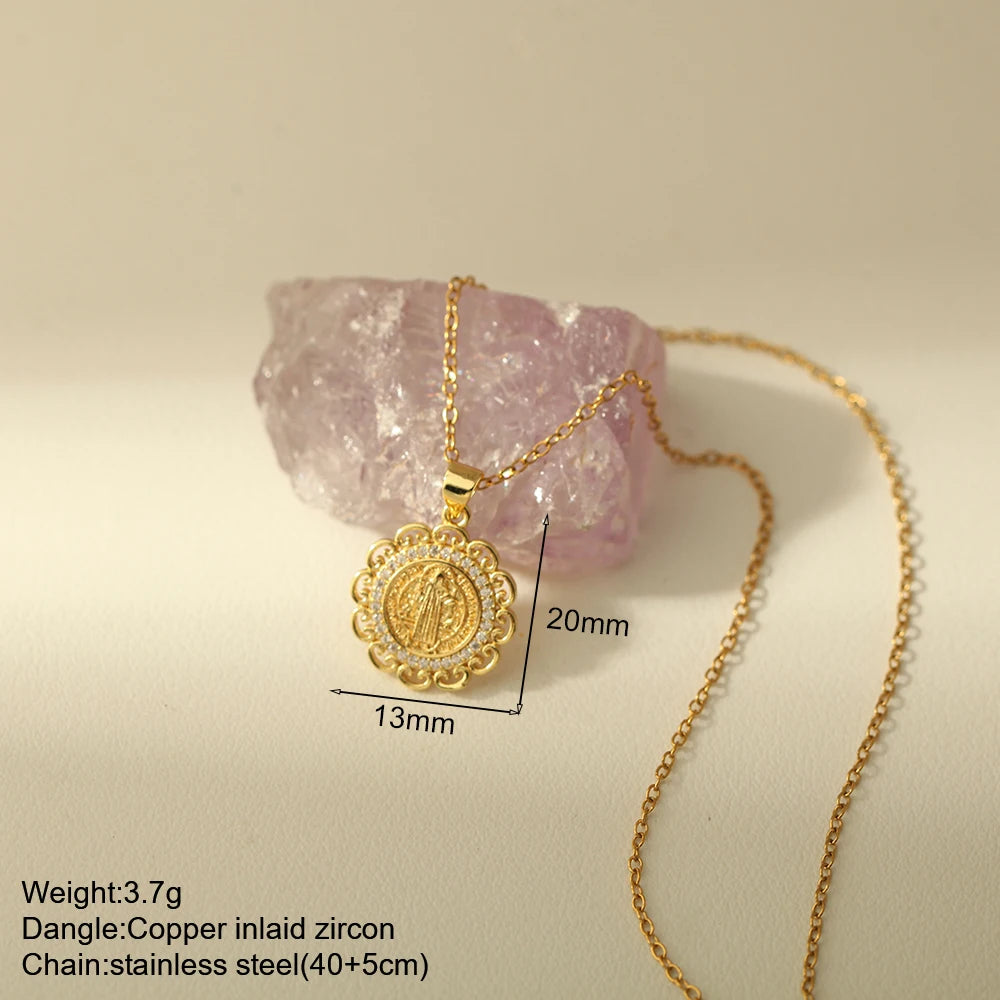Cross Necklace Stainless Steel