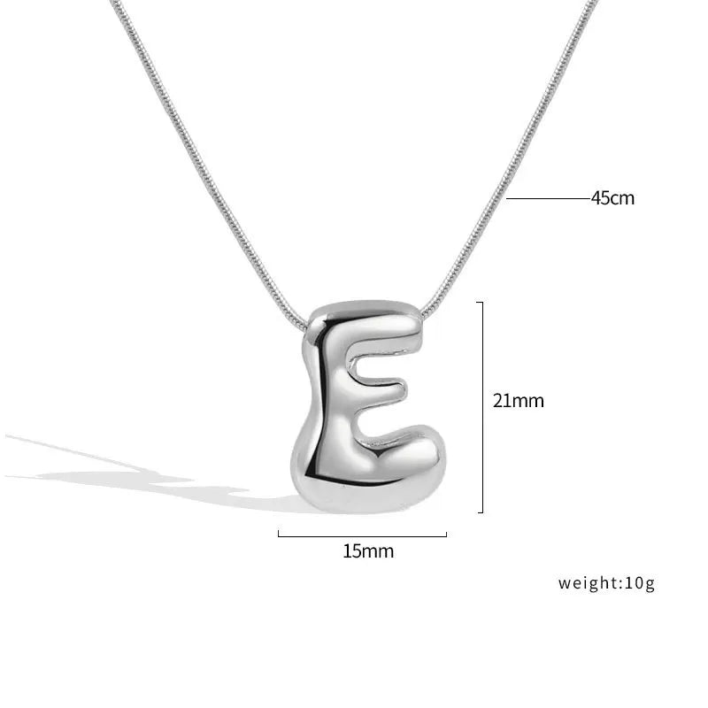 Sterling Silver Letter Necklace