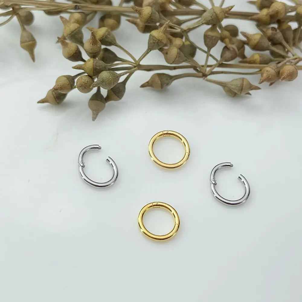 Stainless Steel Hoop Earring