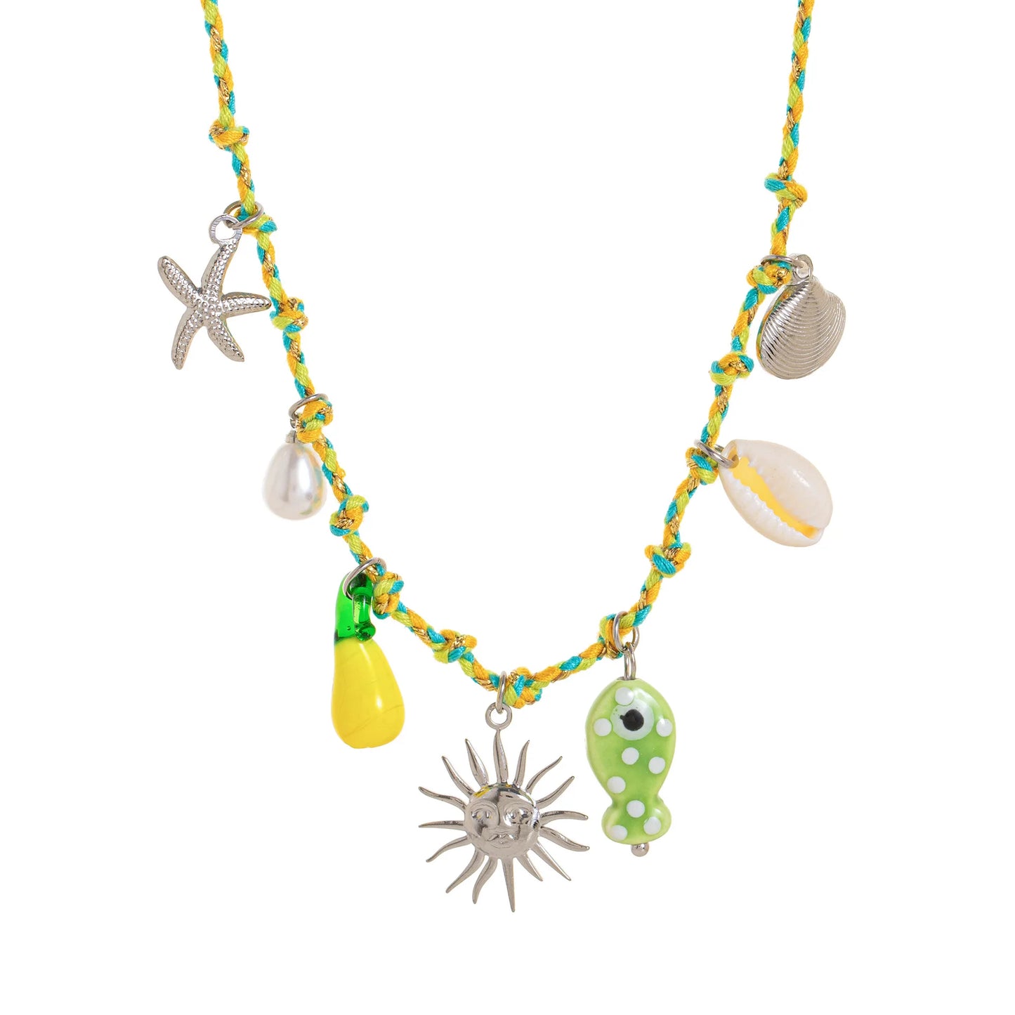 Stainless Steel Summer Ocean Star Pearl