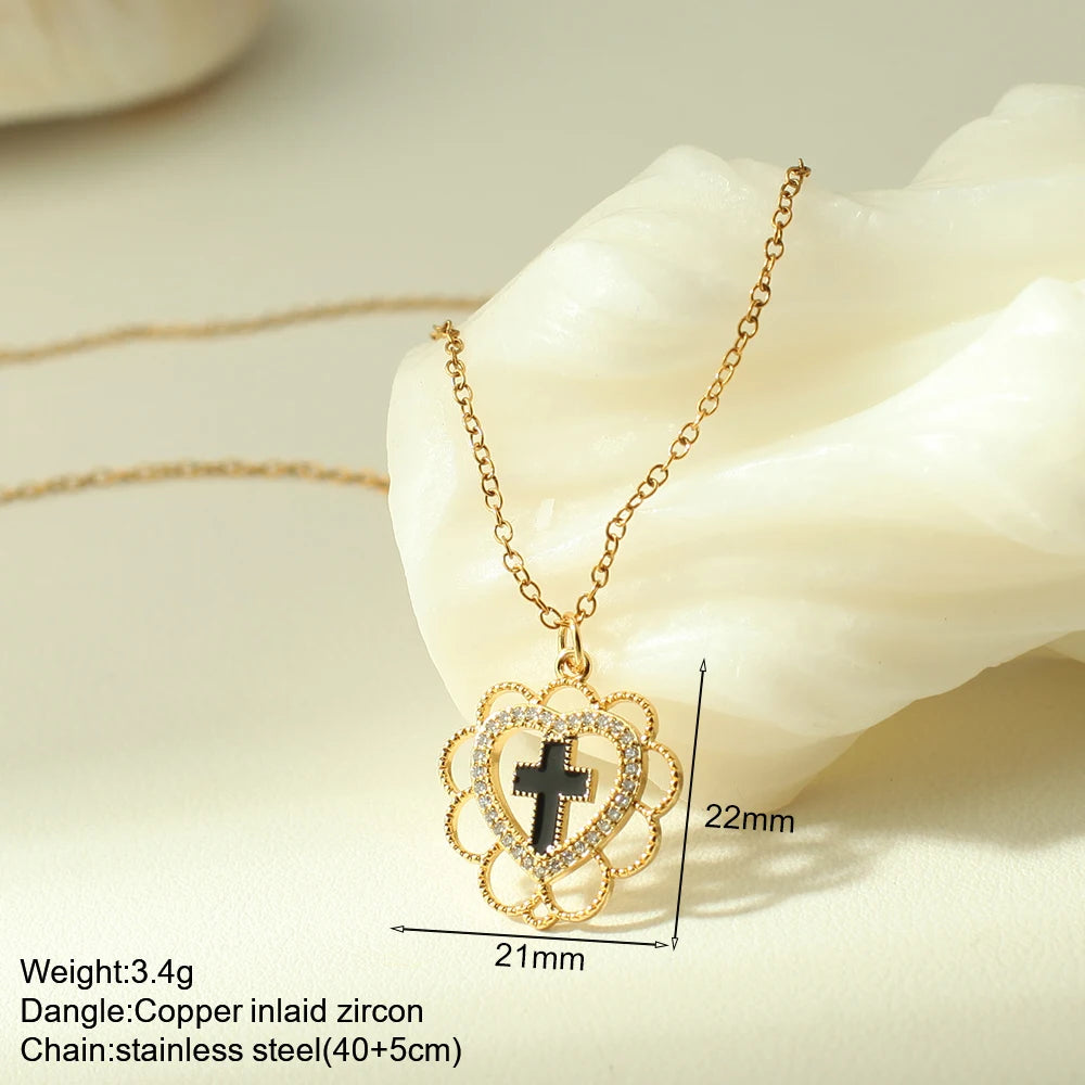 Cross Necklace Stainless Steel