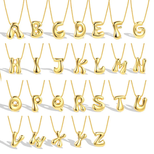 Sterling Silver Letter Necklace