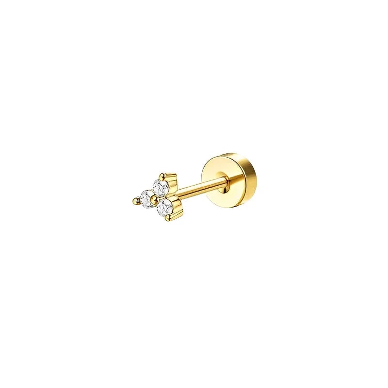 1pc Earrings for Sensitive Ears Stainless Steel