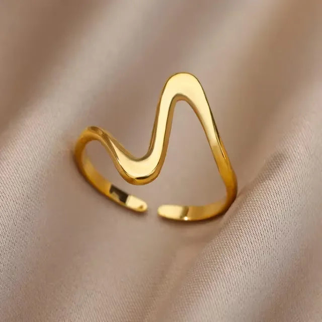 Elegant Stainless Steel  Rings