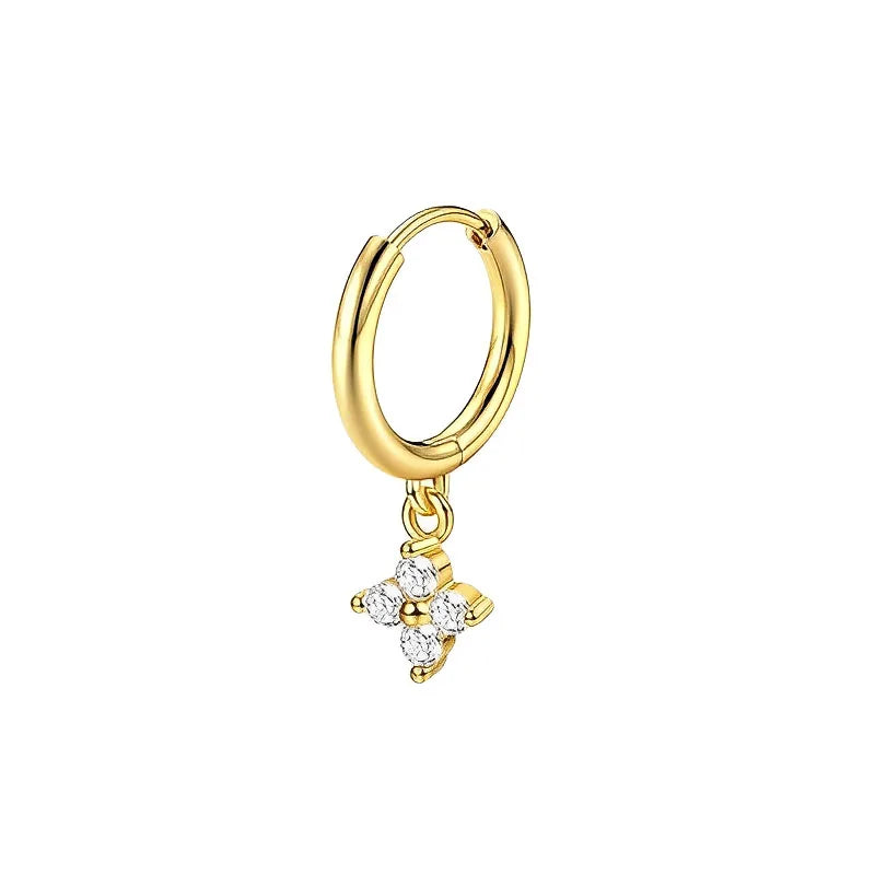 1pc Earrings for Sensitive Ears Stainless Steel