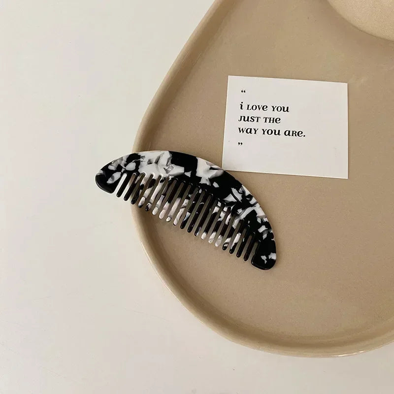 New Acetate Hair Combs Colorful