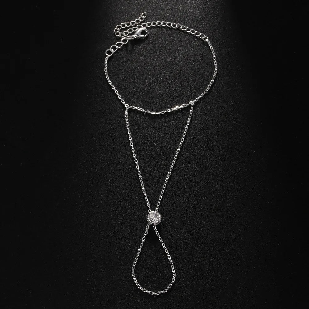 Stainless Steel Hand Chain Bracelet