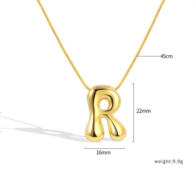 Sterling Silver Letter Necklace