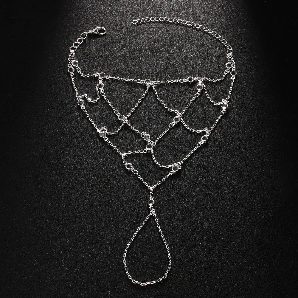 Stainless Steel Hand Chain Bracelet