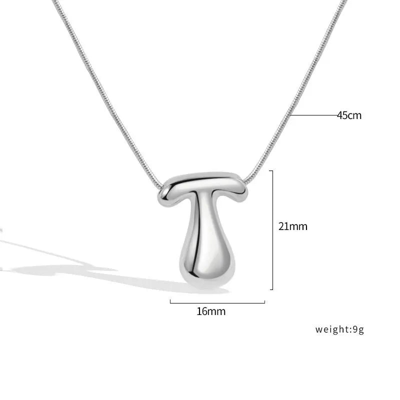 Sterling Silver Letter Necklace