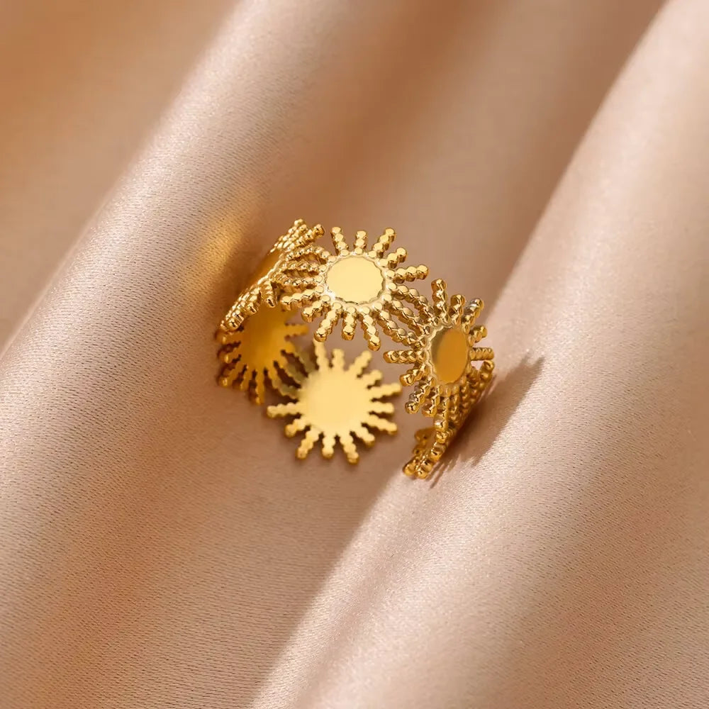 Elegant Stainless Steel  Rings