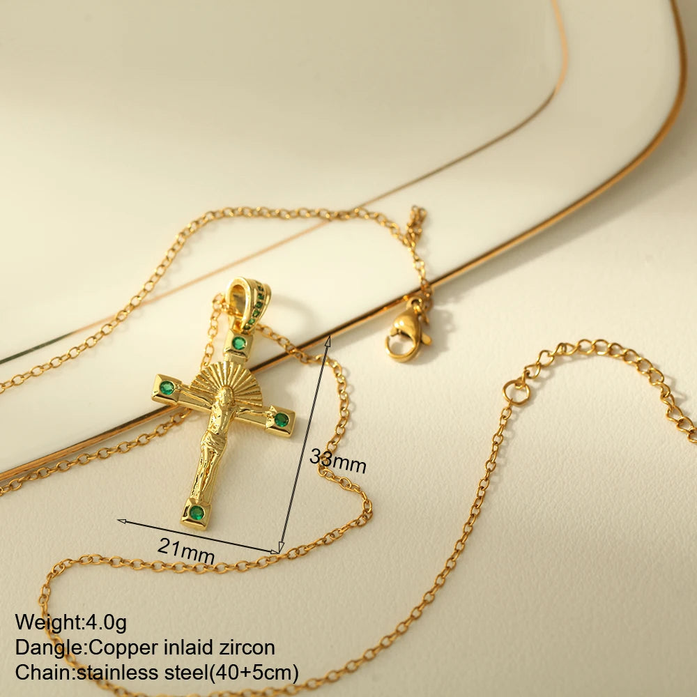Cross Necklace Stainless Steel