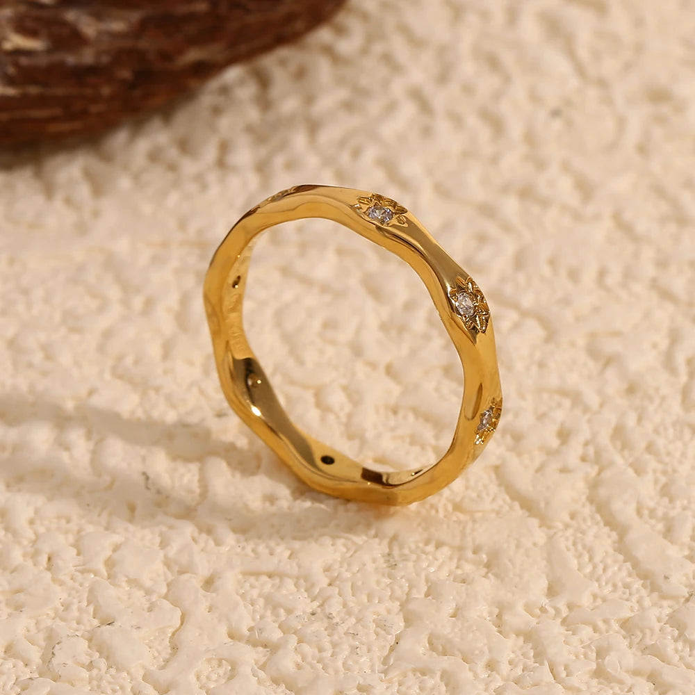 Ring  Stainless Steel  Women Jewelry