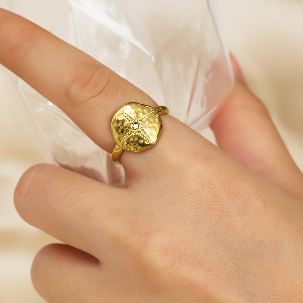 Stainless Steel Star Ring