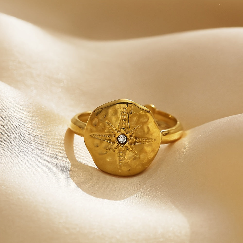 Stainless Steel Star Ring